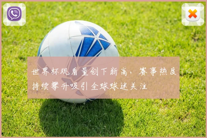 世界杯观看量创下新高，赛事热度持续攀升吸引全球球迷关注